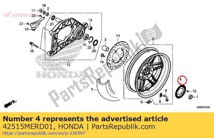 Ring, rr. pulser 42515MERD01 Honda
