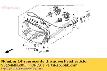 Speciale onderlegring 90154MN5003 Honda