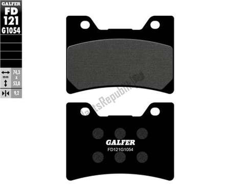Semi-metallic brake pads FD121G1054 Galfer
