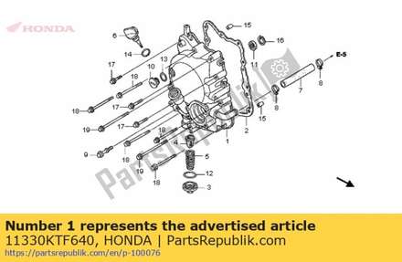 Cover comp., r. 11330KTF640 Honda