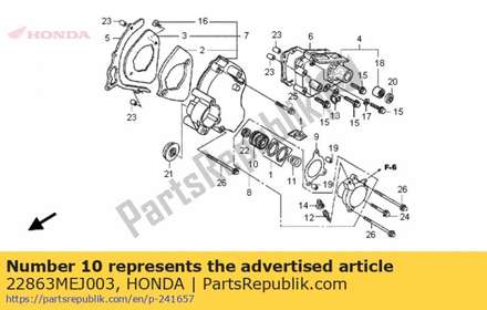 Piston, slave cylinder 22863MEJ003 Honda