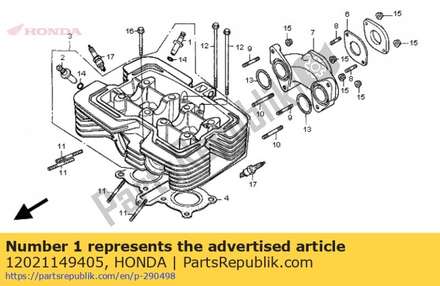 Guide,inlet valve 12021149405 Honda