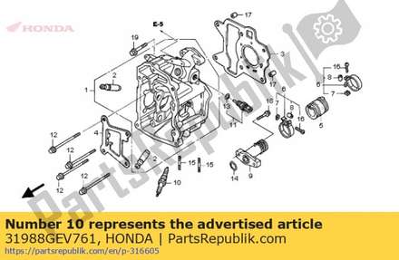 Plug, spark(er8ehn)(ngk) 31988GEV761 Honda