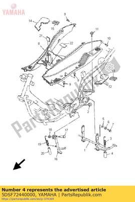 Cover, spring 5DSF72440000 Yamaha