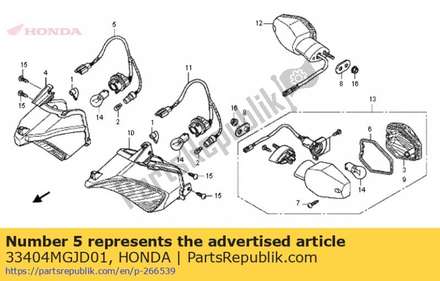 Socket comp., r. 33404MGJD01 Honda