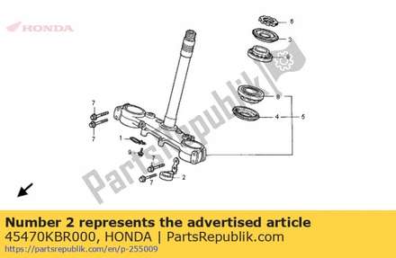 Guide comp., brake hose 45470KBR000 Honda