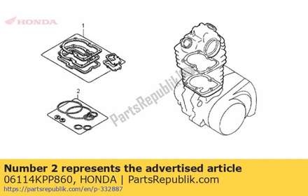 Washer o-ring kit a 06114KPP860 Honda