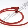 Racing wire, 90deg. solid resistor cover|50cm 8054 NGK