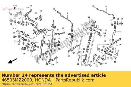Pin, brake rod 46503MZ2000 Honda