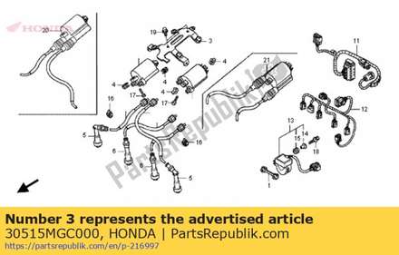 Stay, ignition coil 30515MGC000 Honda