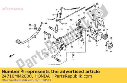 Arm comp.,change 24710MM2000 Honda