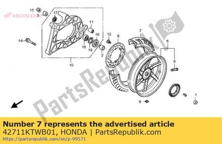 Tire, rr. (bridgestone) ( 42711KTWB01 Honda