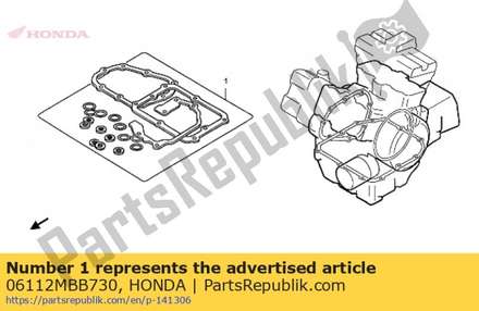 Gasket kit b 06112MBB730 Honda