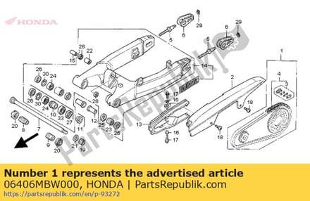Chain kit, drive (102l120l) 06406MBW000 Honda