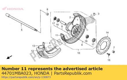 Rim, fr. wheel(daido) 44701MBA023 Honda