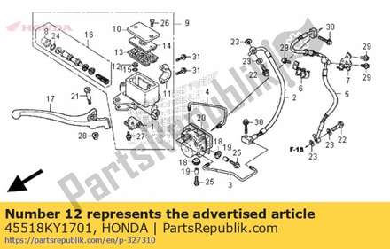 Separator comp. 45518KY1701 Honda