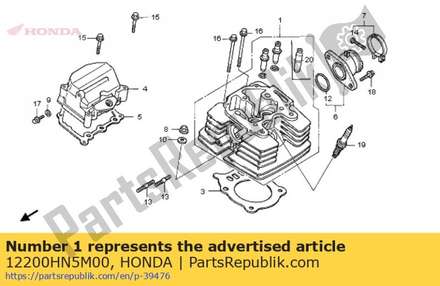 Head comp., cylinder 12200HN5M00 Honda