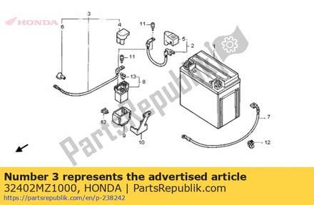Kabel start motor 32402MZ1000 Honda