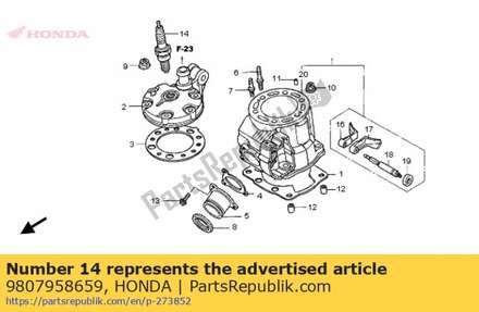 Plug, spark (w24esr-v) (d 9807958659 Honda