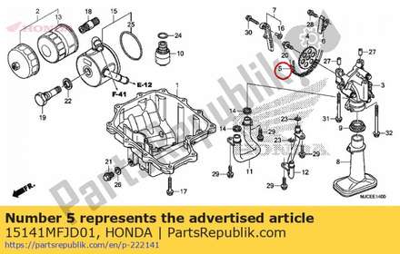 Chain, oil pump drive (di 15141MFJD01 Honda