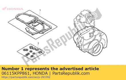 Gasket sheet kit b (component parts) 06115KPP861 Honda