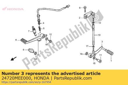Pedal comp., gear change 24720MEE000 Honda