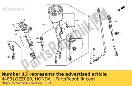Cable, inner 44831GEZ020 Honda