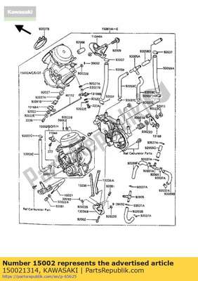 Carburetor,fr 150021314 Kawasaki