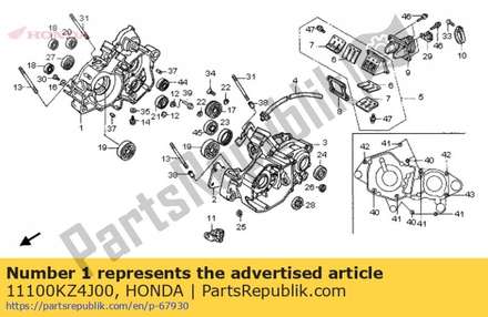 Momenteel geen beschrijving beschikbaar 11100KZ4J00 Honda