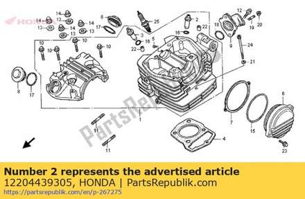 Guide, in. valve(os) 12204439305 Honda