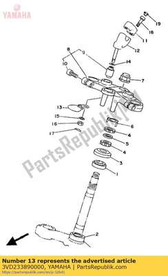Guide, wire 3VD233890000 Yamaha