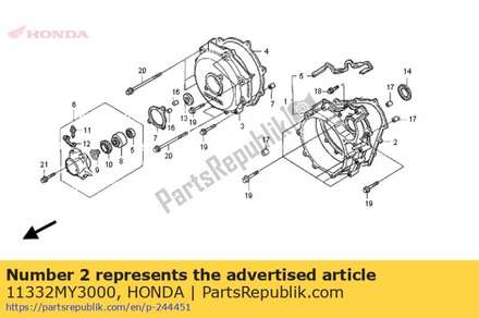 Pakking, koppelingsdeksel basis 11332MY3000 Honda