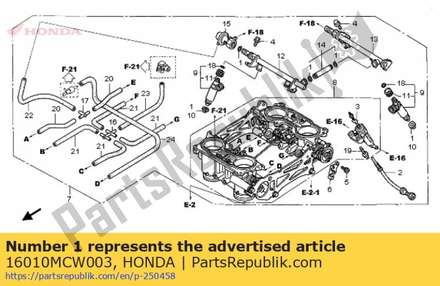 Gasket set 16010MCW003 Honda