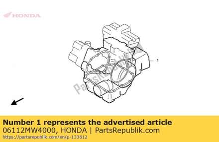 Gasket kit b 06112MW4000 Honda