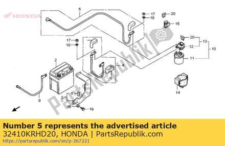 Cable, starter motor 32410KRHD20 Honda