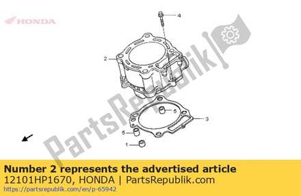 Cylinder 12101HP1670 Honda