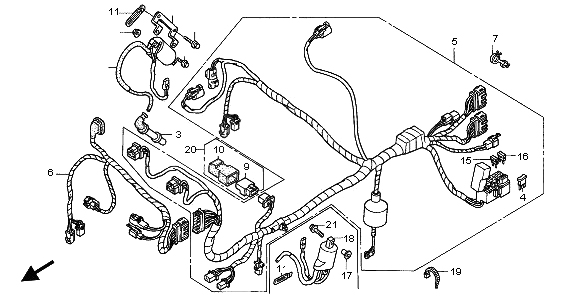 WIRE HARNESS (FRONT)
