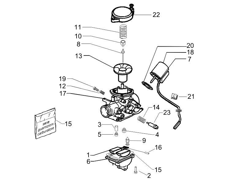 Carburetor's components (2)