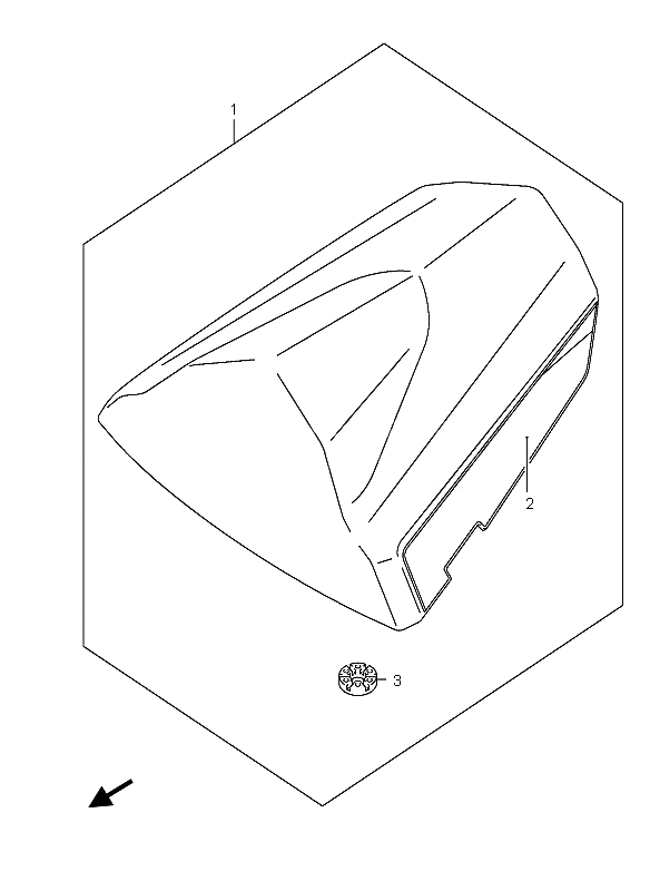 SEAT TAIL BOX (GSX-R750)