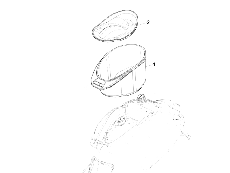 Helmet huosing - Undersaddle