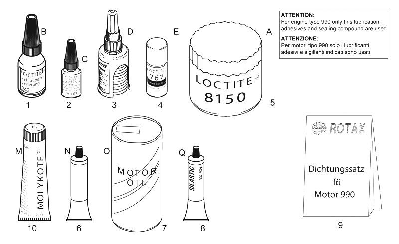 Sealing and lubricating agents