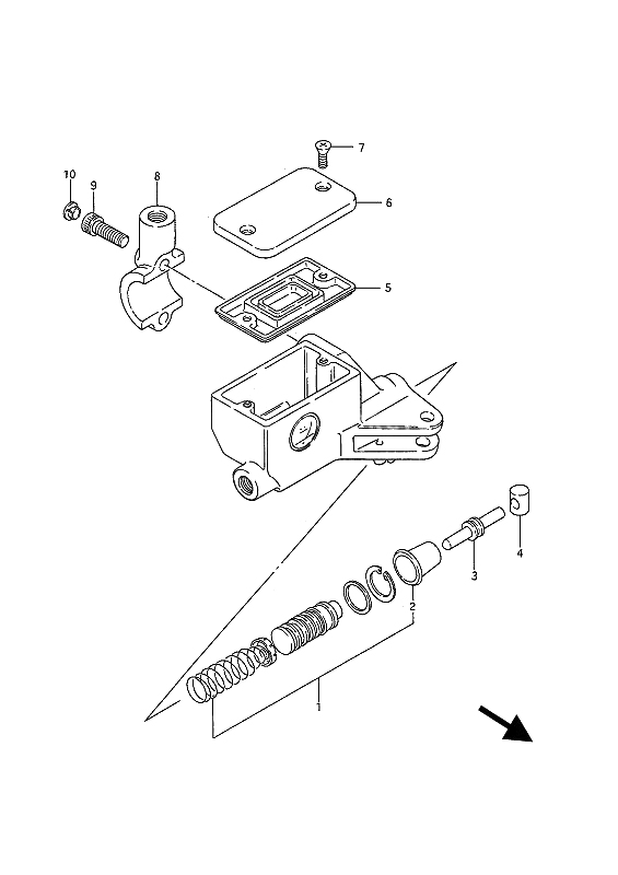 koppelingshoofdcilinder (vs750glp)