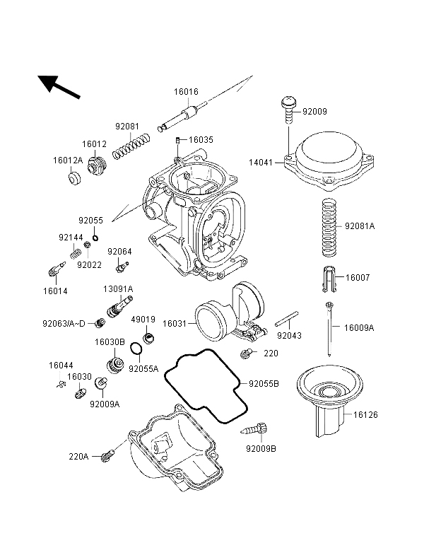 carburateur onderdelen (it, nl, uk)