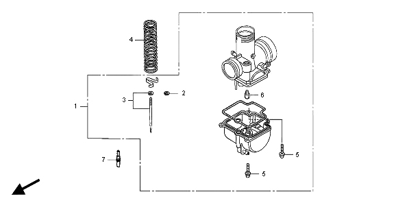 kit de pièces optionnelles carburateur