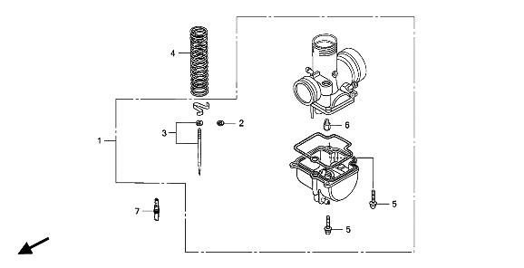 carburateur optionele onderdelenkit
