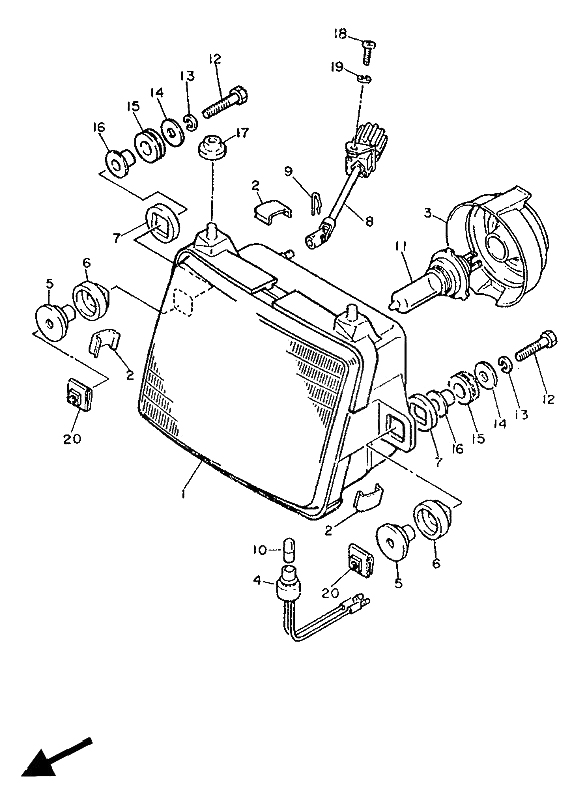 alternatief (carburateur-koplamp)
