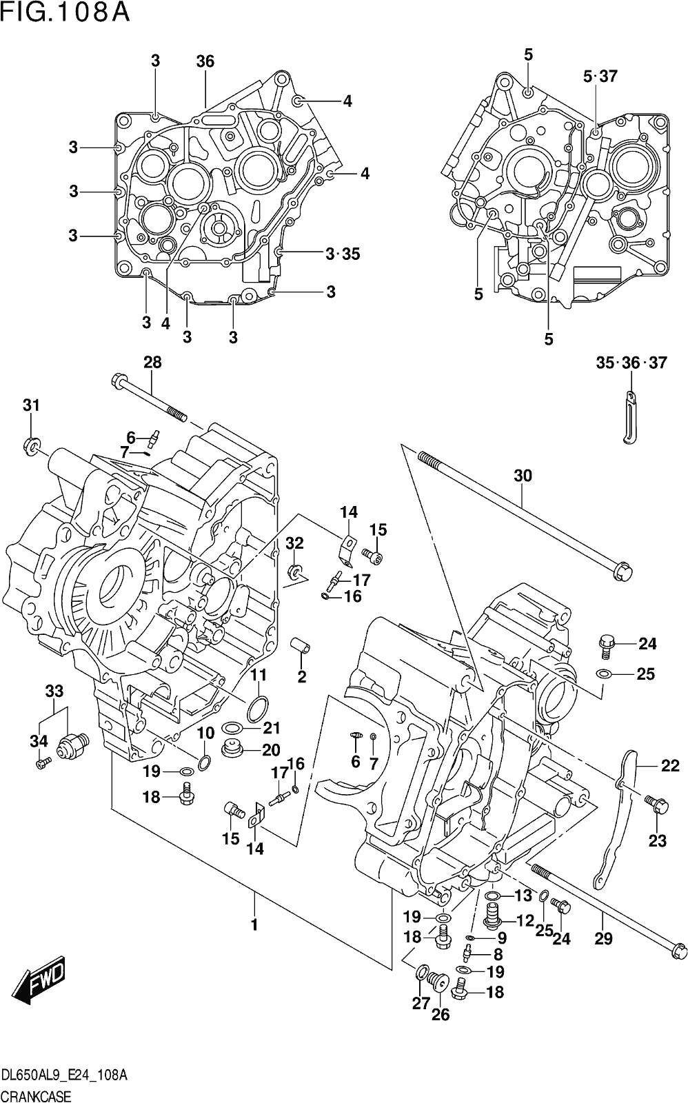 Fig.108a Crankcase
