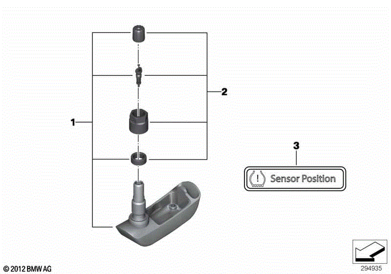 rdc sensor für hinterrad