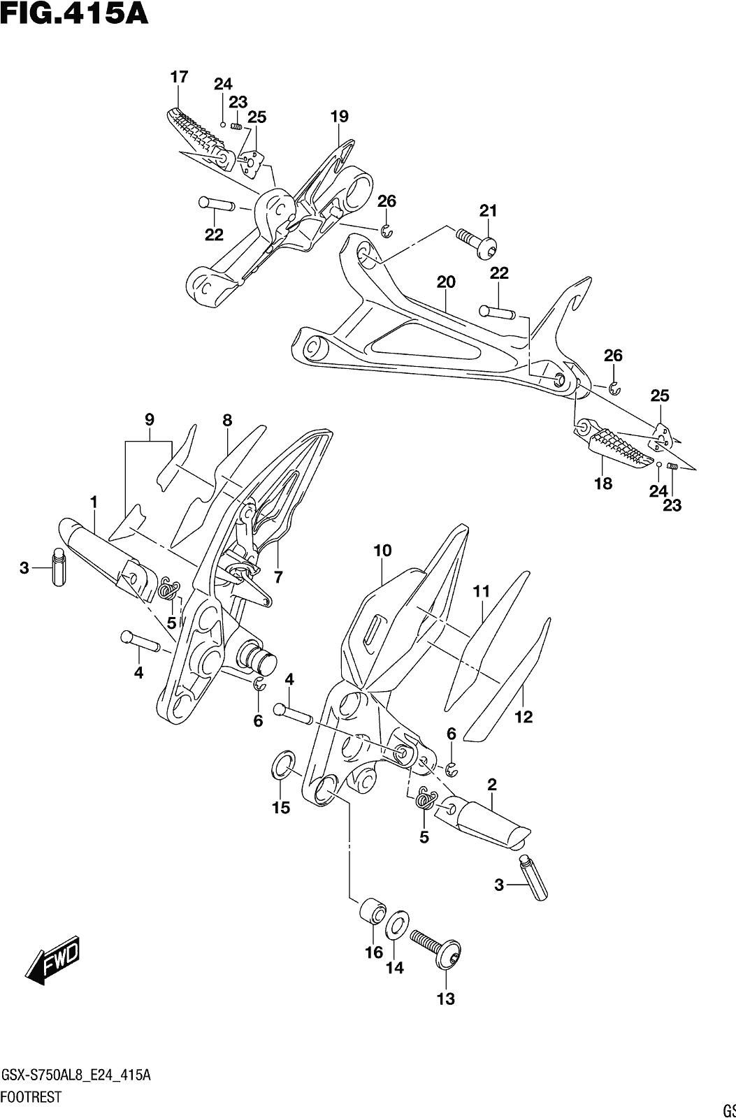Fig.415a Footrest