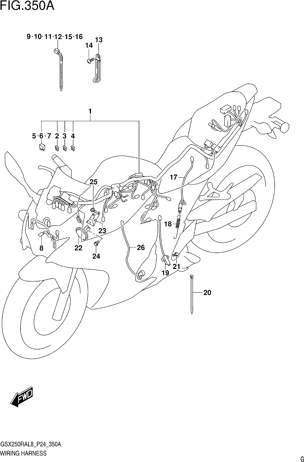 Fig.350a Wiring Harness